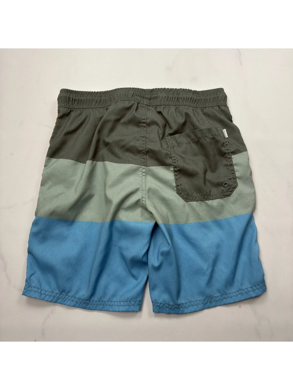maamgic Colorblock Swim Trunks Elastic Waist - Sz 14/16